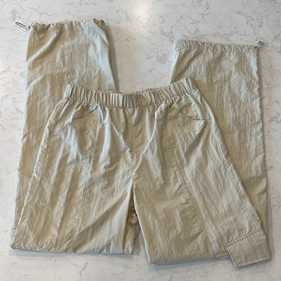 Anthropologie Wilo the Label Parachute Cargo Pants in Athletic Clay Size Small - Picture 12 of 14